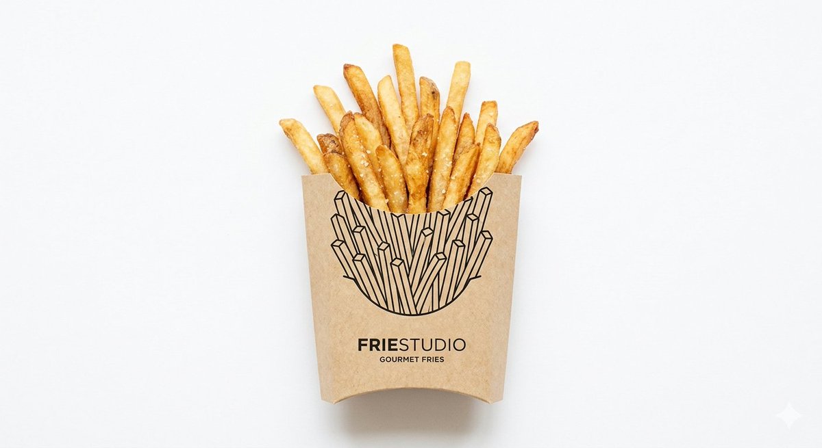 Minimalist Food Illustration and Photorealism Blend